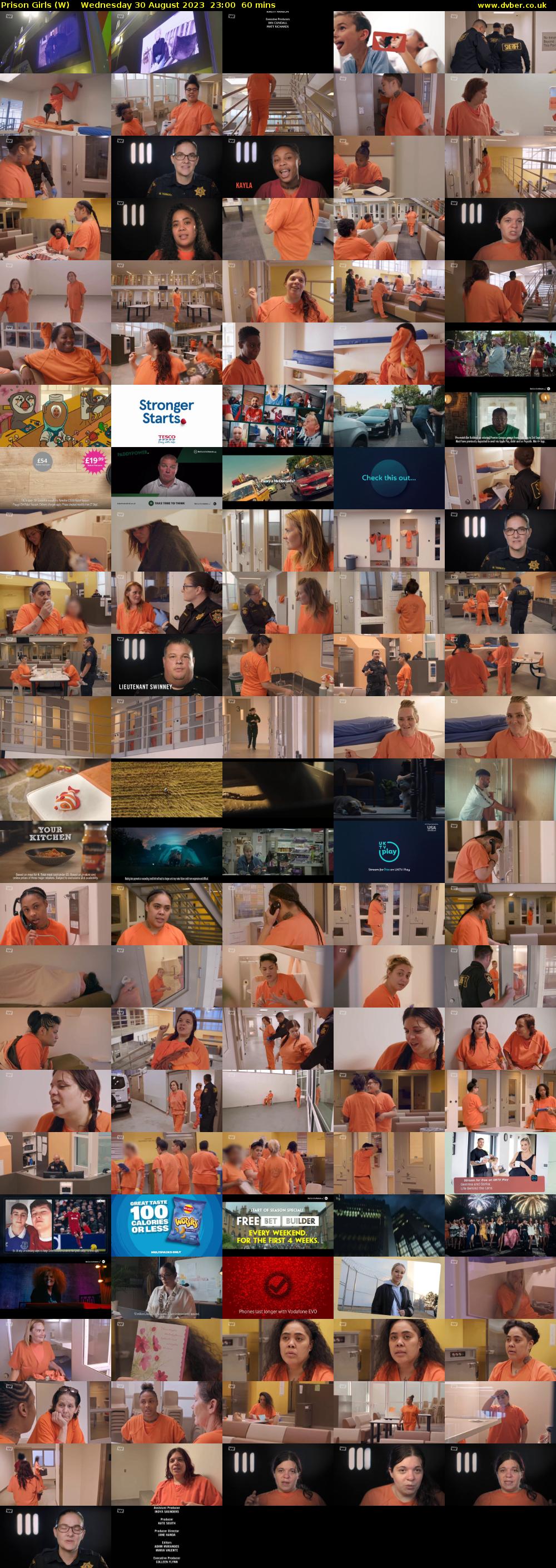 Prison Girls (W) Wednesday 30 August 2023 23:00 - 00:00