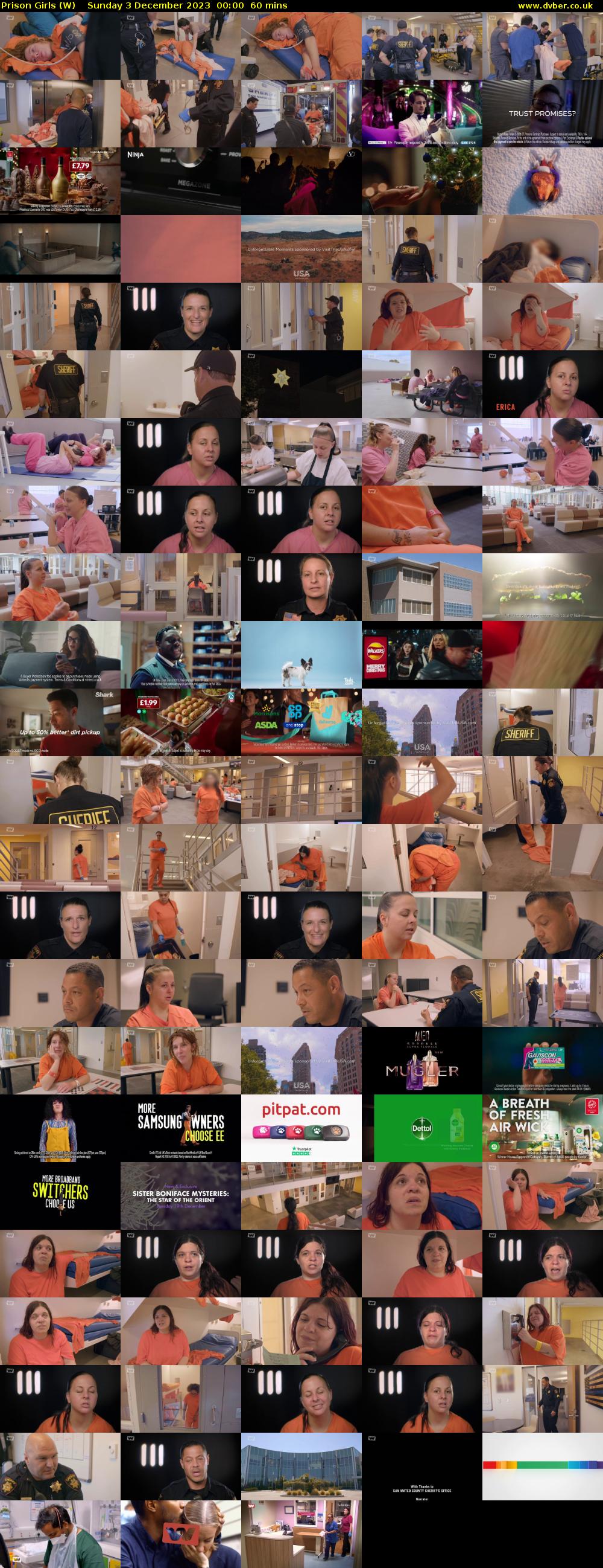 Prison Girls (W) Sunday 3 December 2023 00:00 - 01:00