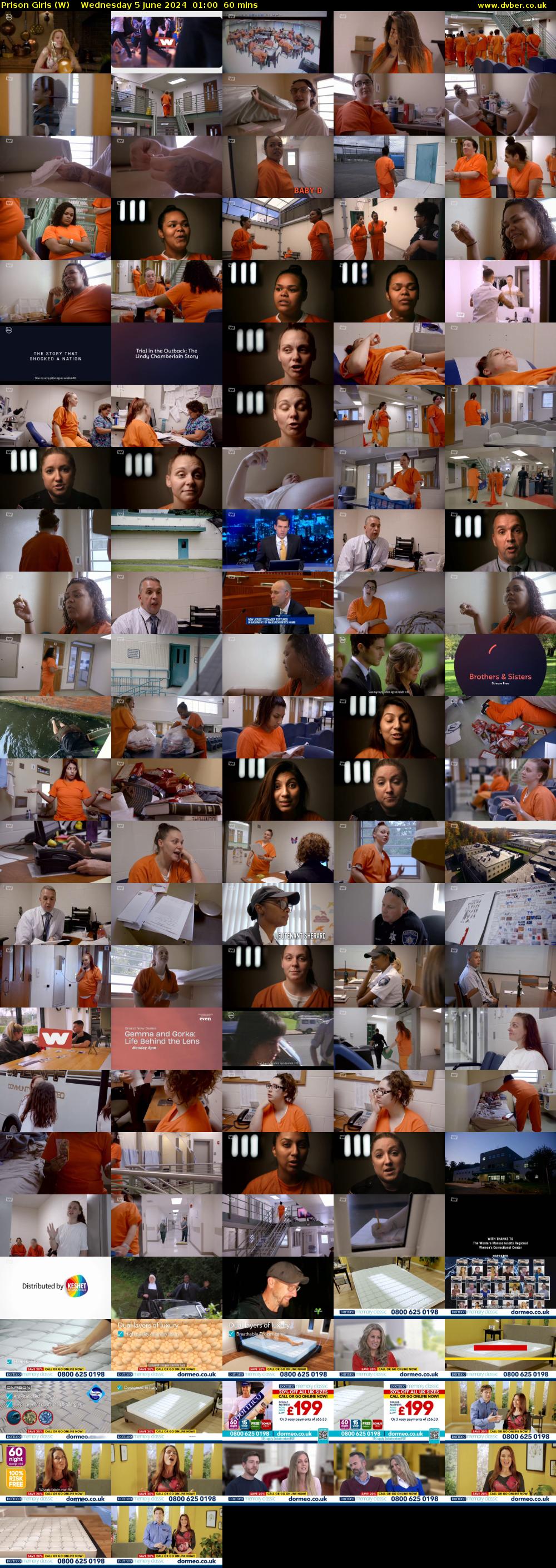 Prison Girls (W) Wednesday 5 June 2024 01:00 - 02:00