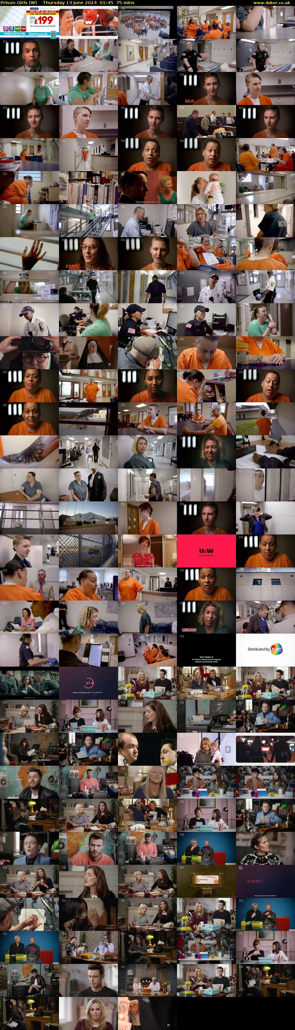 Prison Girls (W) Thursday 13 June 2024 01:45 - 03:00