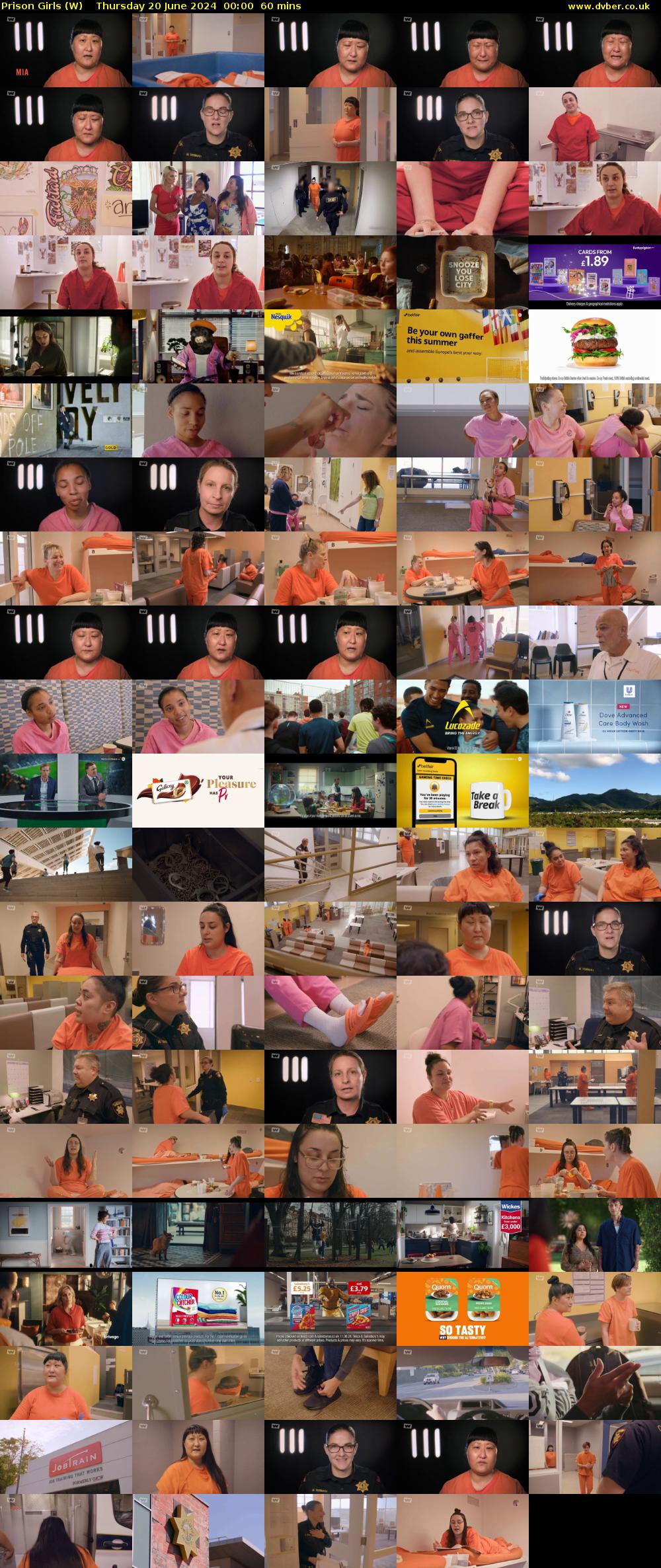 Prison Girls (W) Thursday 20 June 2024 00:00 - 01:00