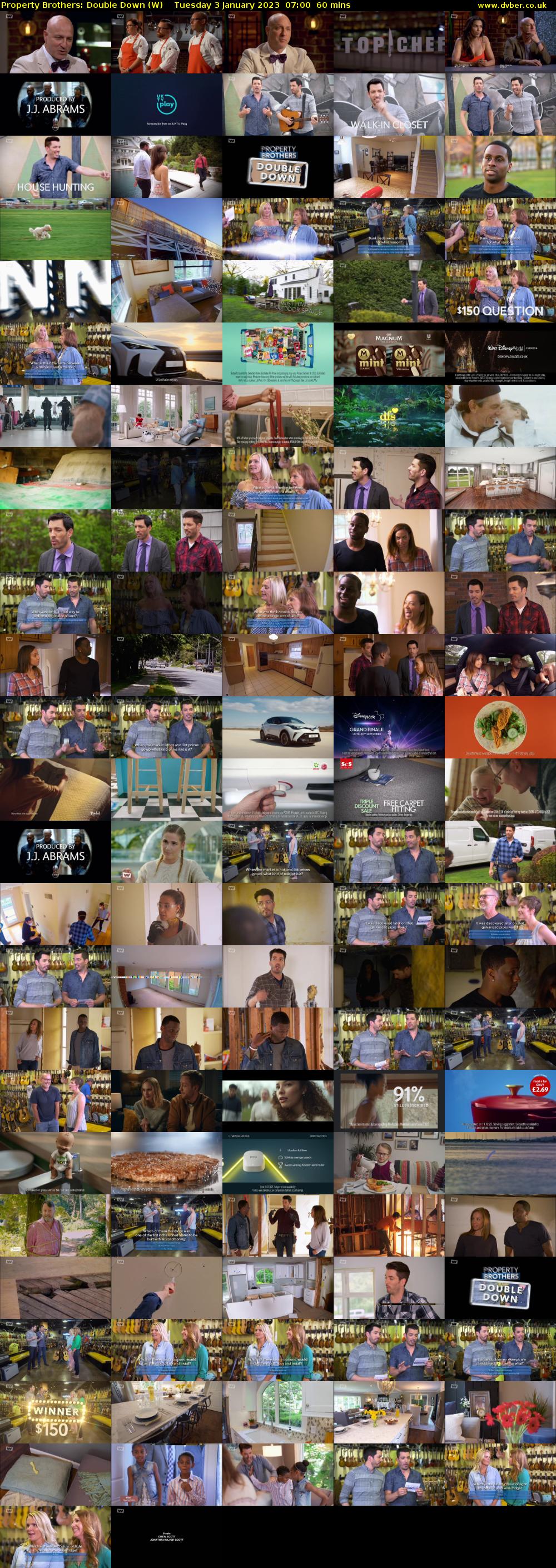 Property Brothers: Double Down (W) Tuesday 3 January 2023 07:00 - 08:00