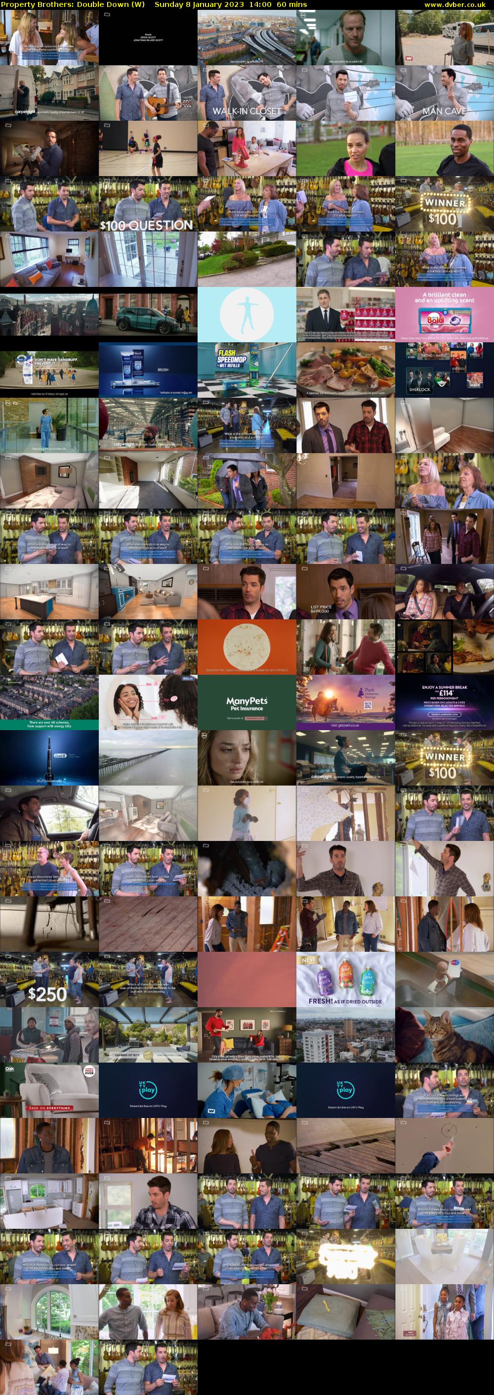 Property Brothers: Double Down (W) Sunday 8 January 2023 14:00 - 15:00