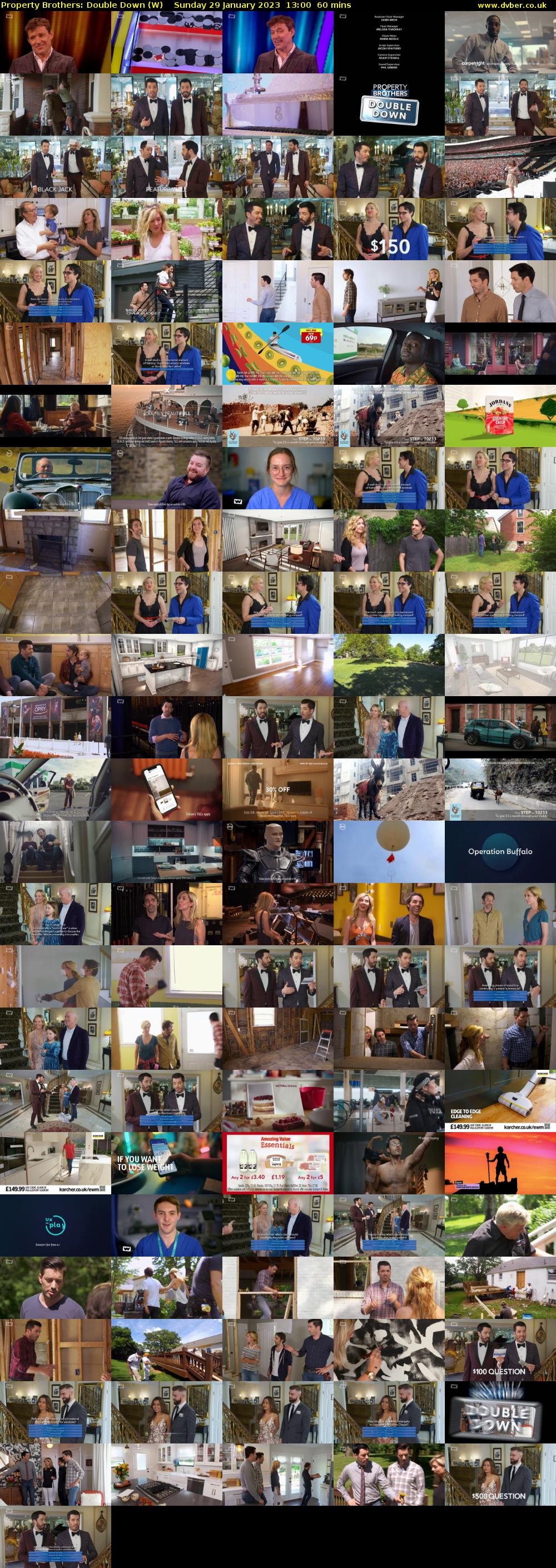 Property Brothers: Double Down (W) Sunday 29 January 2023 13:00 - 14:00