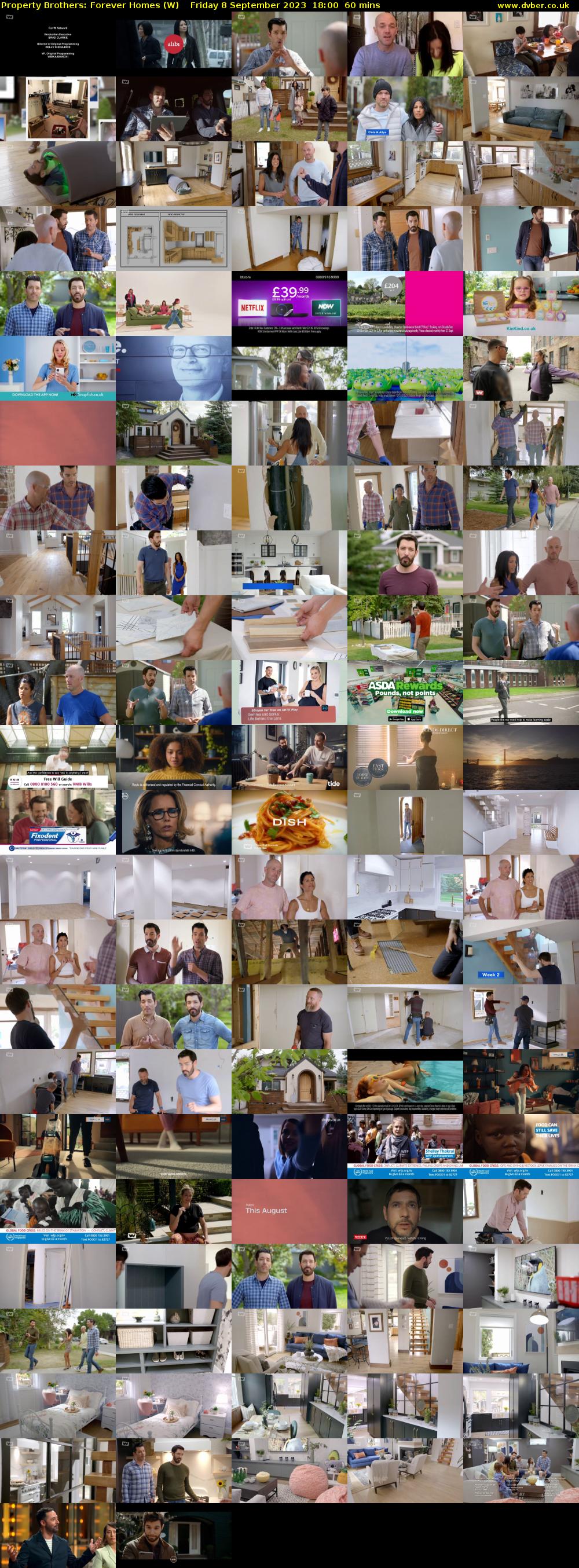 Property Brothers: Forever Homes (W) Friday 8 September 2023 18:00 - 19:00