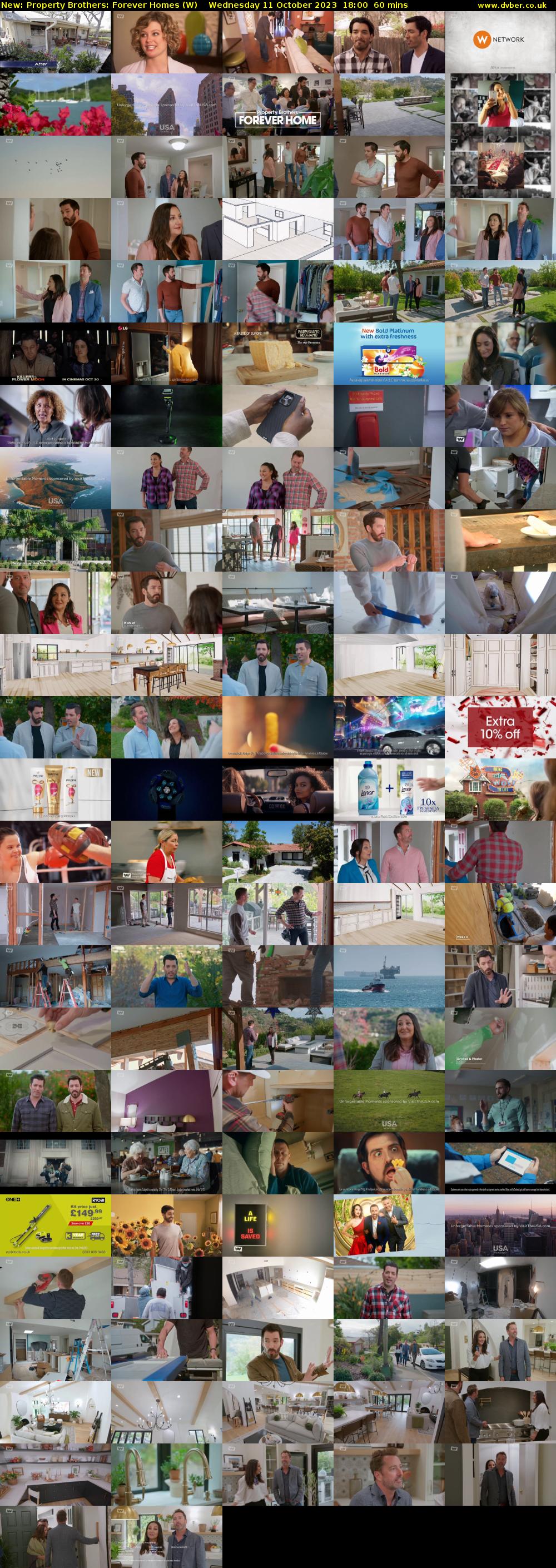 Property Brothers: Forever Homes (W) Wednesday 11 October 2023 18:00 - 19:00