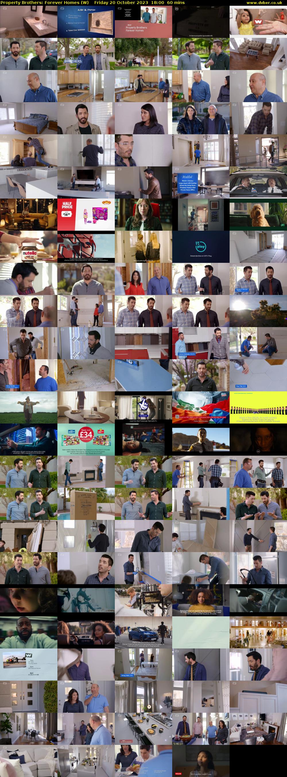 Property Brothers: Forever Homes (W) Friday 20 October 2023 18:00 - 19:00
