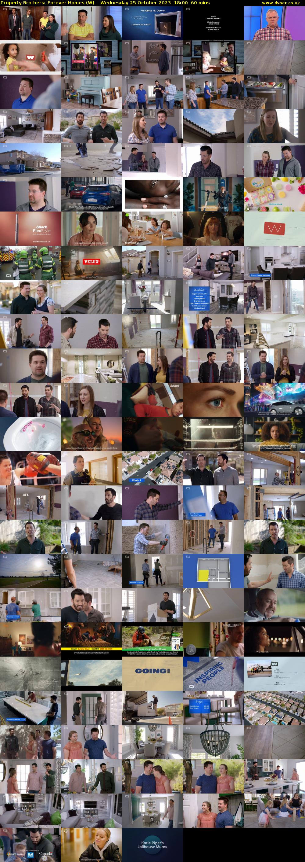 Property Brothers: Forever Homes (W) Wednesday 25 October 2023 18:00 - 19:00