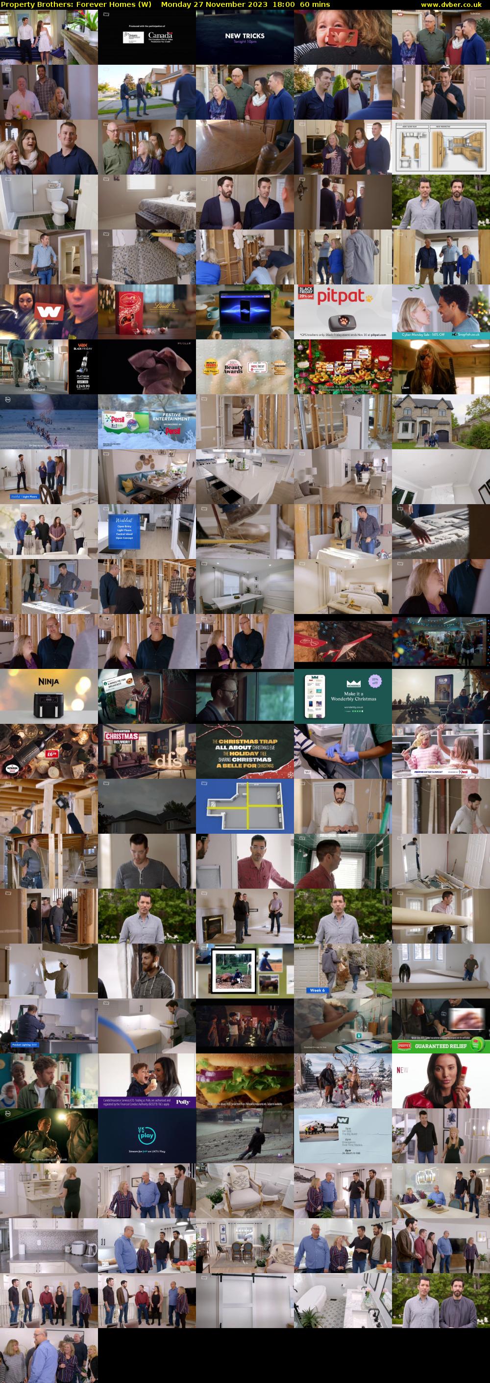 Property Brothers: Forever Homes (W) Monday 27 November 2023 18:00 - 19:00
