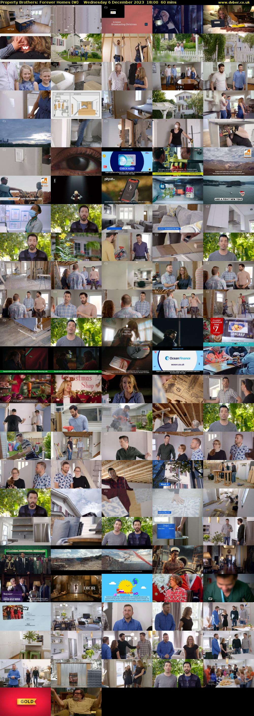 Property Brothers: Forever Homes (W) Wednesday 6 December 2023 18:00 - 19:00