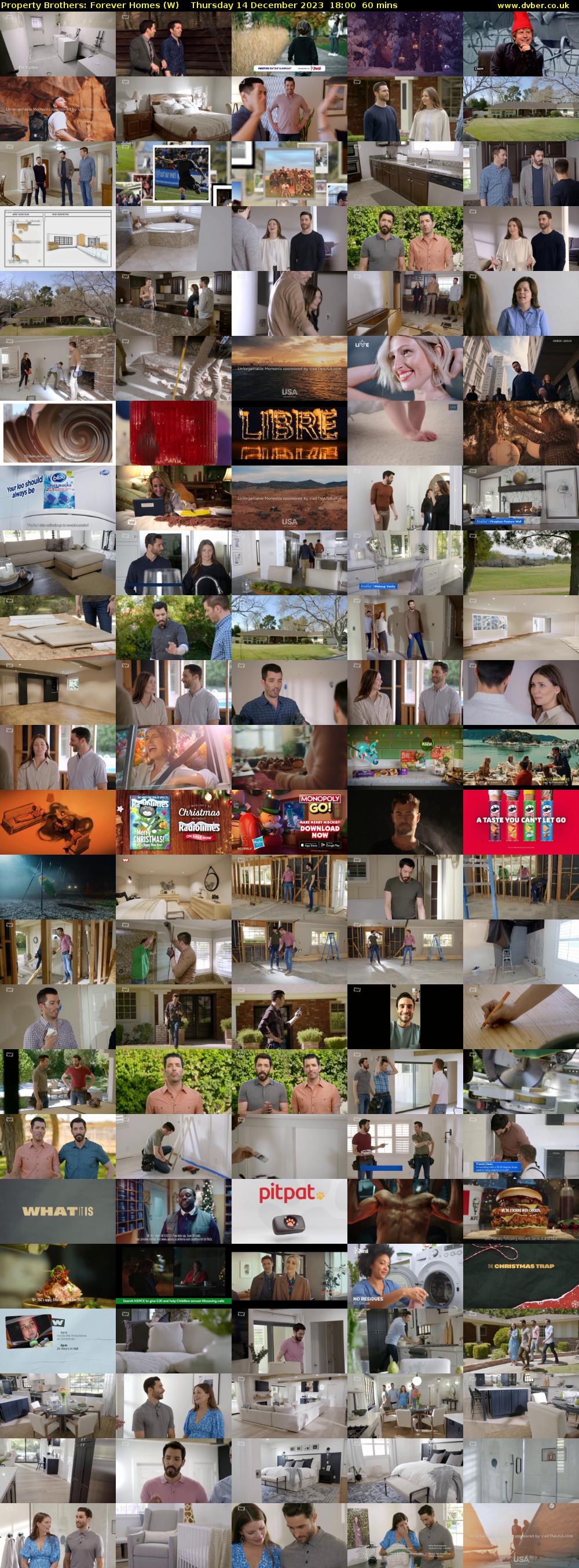 Property Brothers: Forever Homes (W) Thursday 14 December 2023 18:00 - 19:00