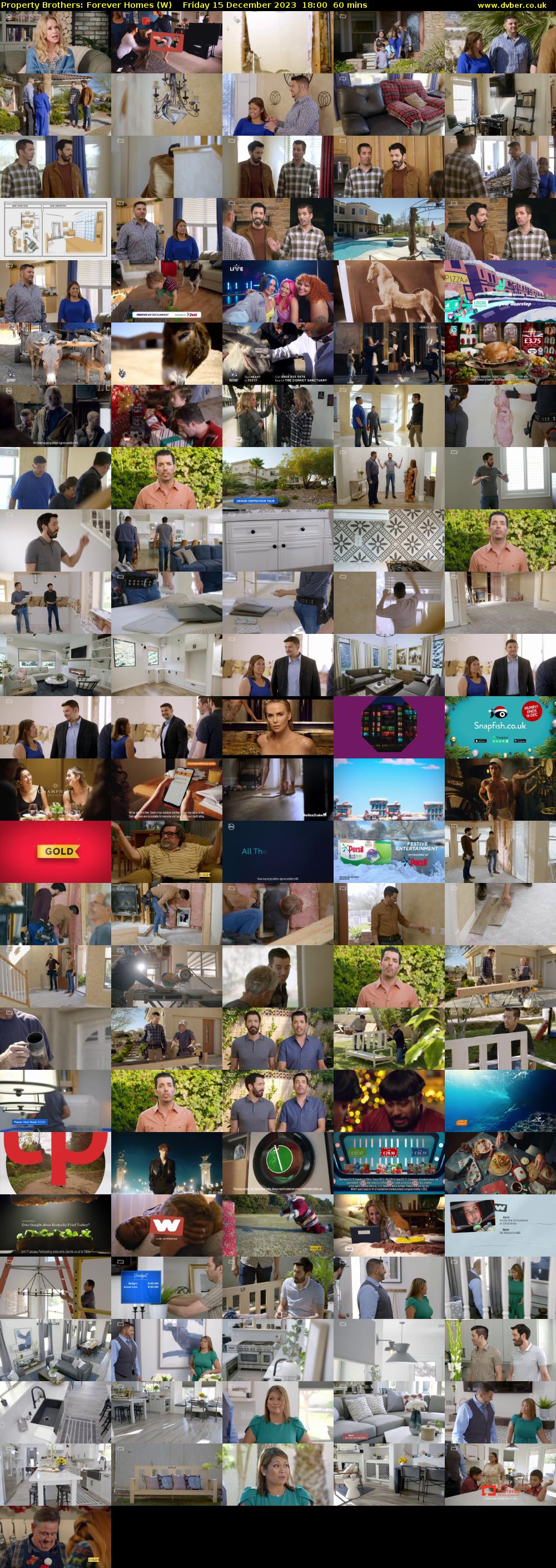 Property Brothers: Forever Homes (W) Friday 15 December 2023 18:00 - 19:00