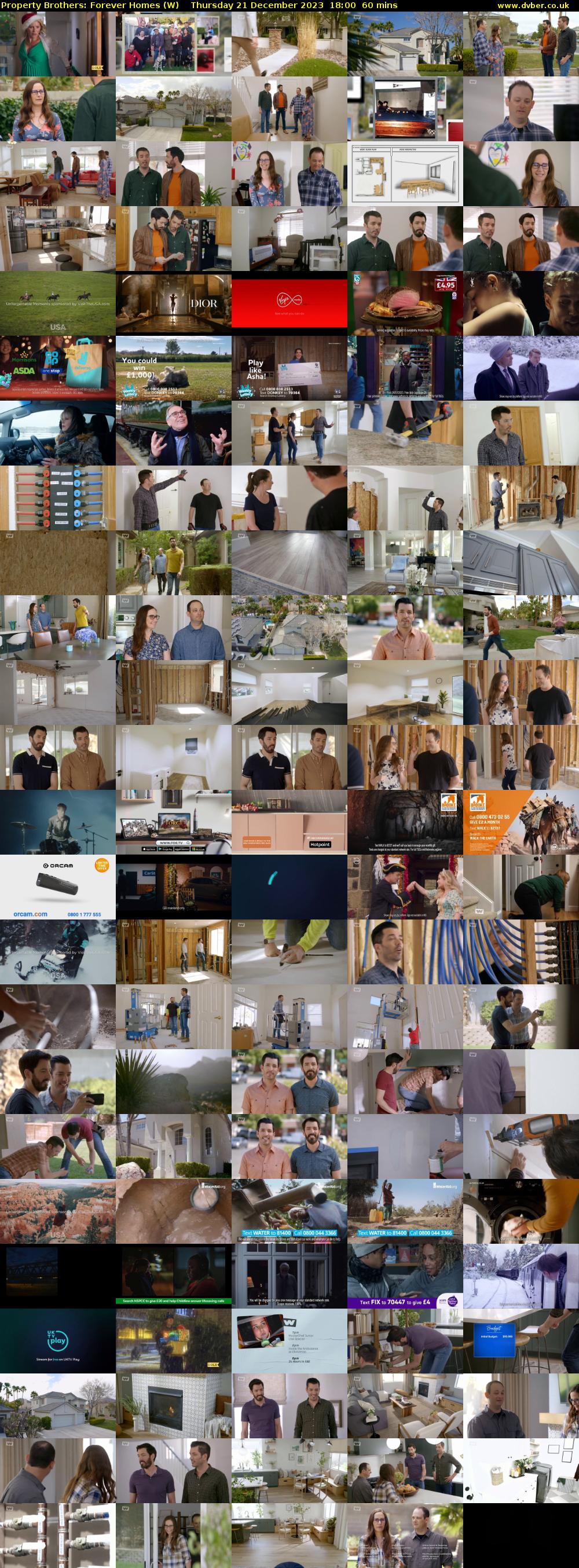 Property Brothers: Forever Homes (W) Thursday 21 December 2023 18:00 - 19:00