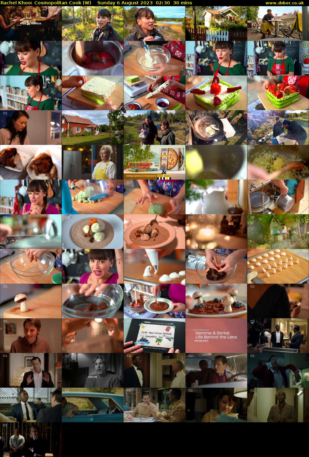 Rachel Khoo: Cosmopolitan Cook (W) Sunday 6 August 2023 02:30 - 03:00
