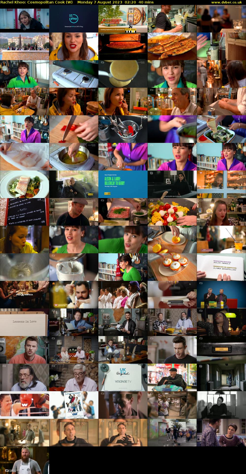 Rachel Khoo: Cosmopolitan Cook (W) Monday 7 August 2023 02:20 - 03:00