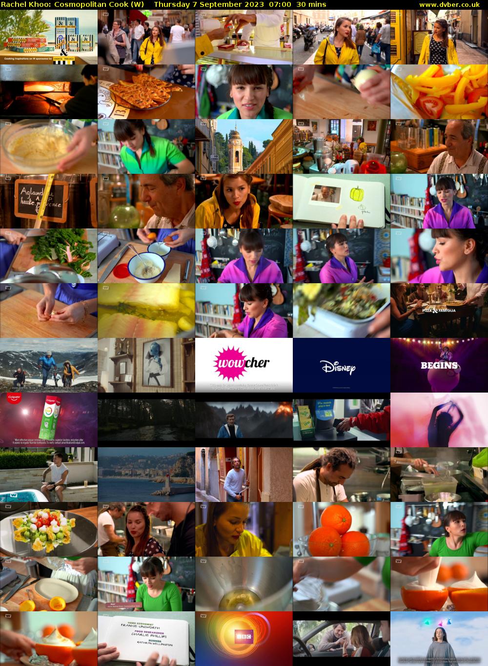 Rachel Khoo: Cosmopolitan Cook (W) Thursday 7 September 2023 07:00 - 07:30