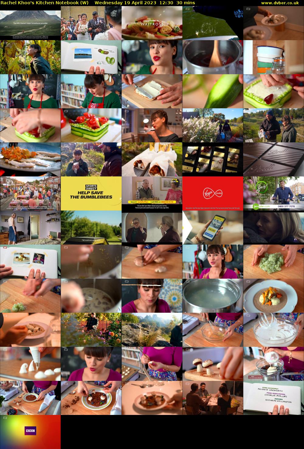 Rachel Khoo's Kitchen Notebook (W) Wednesday 19 April 2023 12:30 - 13:00