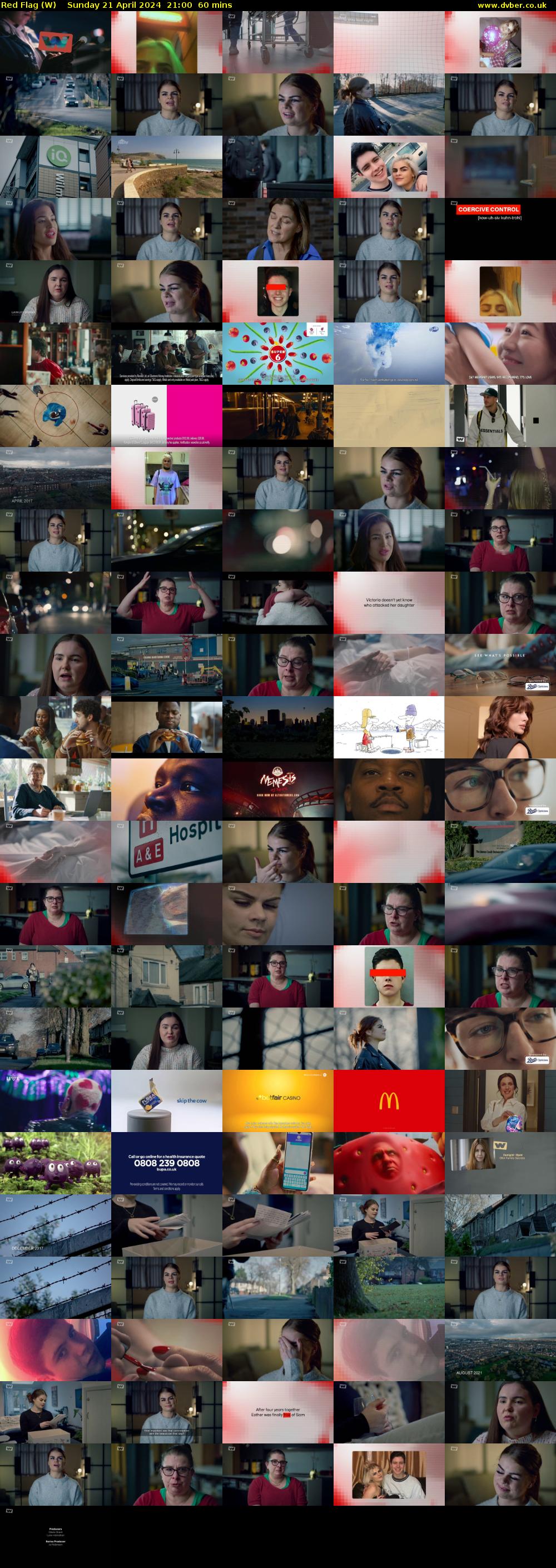 Red Flag (W) Sunday 21 April 2024 21:00 - 22:00