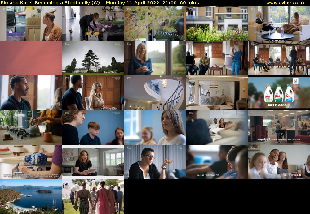 Rio and Kate: Becoming a Stepfamily (W) Monday 11 April 2022 21:00 - 22:00