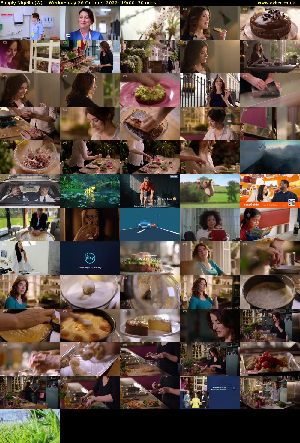Simply Nigella (W) Wednesday 26 October 2022 19:00 - 19:30