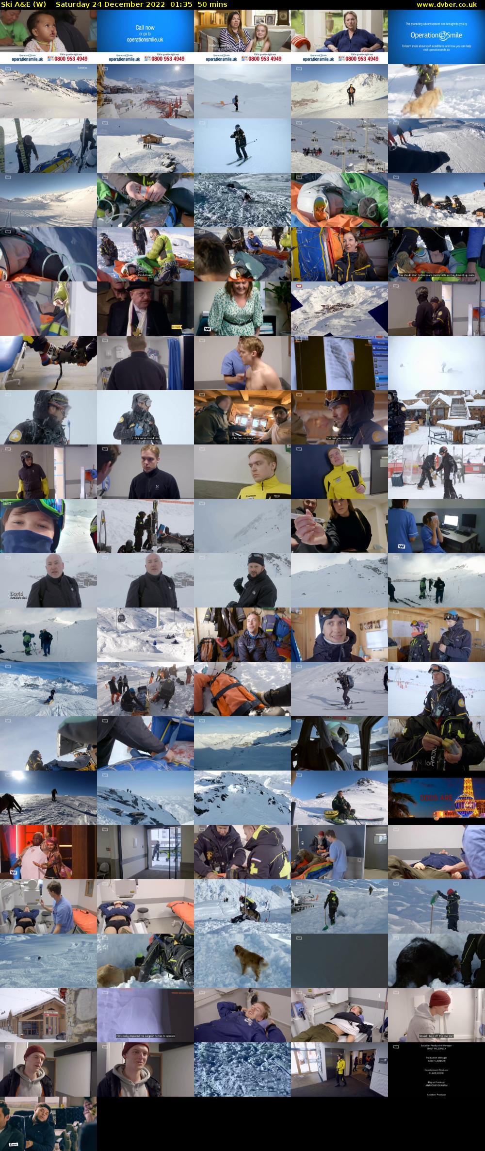Ski A&E (W) Saturday 24 December 2022 01:35 - 02:25