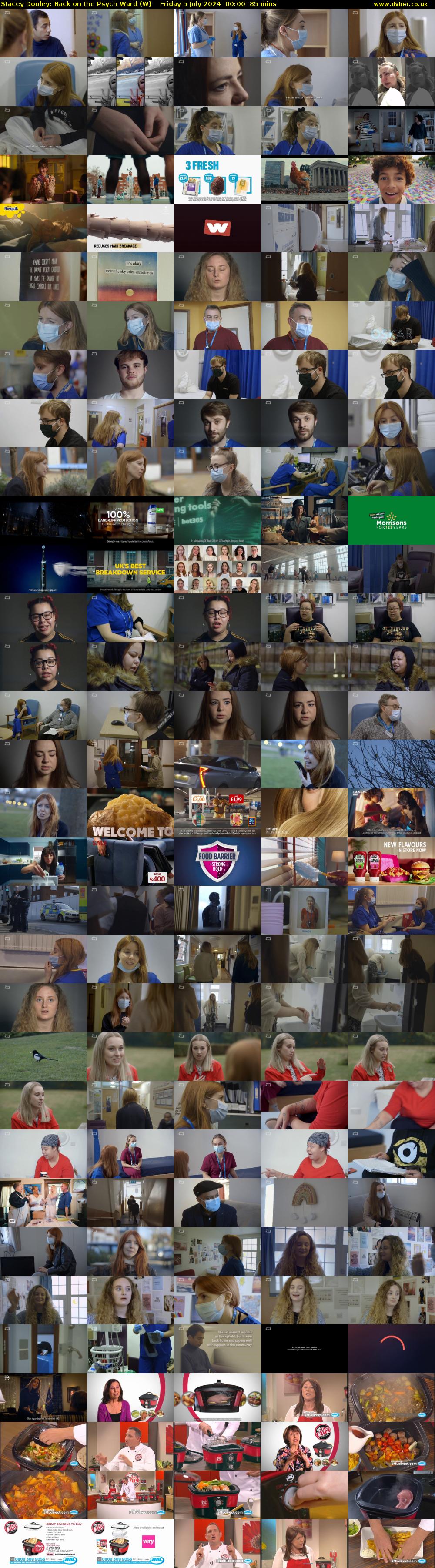 Stacey Dooley: Back on the Psych Ward (W) Friday 5 July 2024 00:00 - 01:25