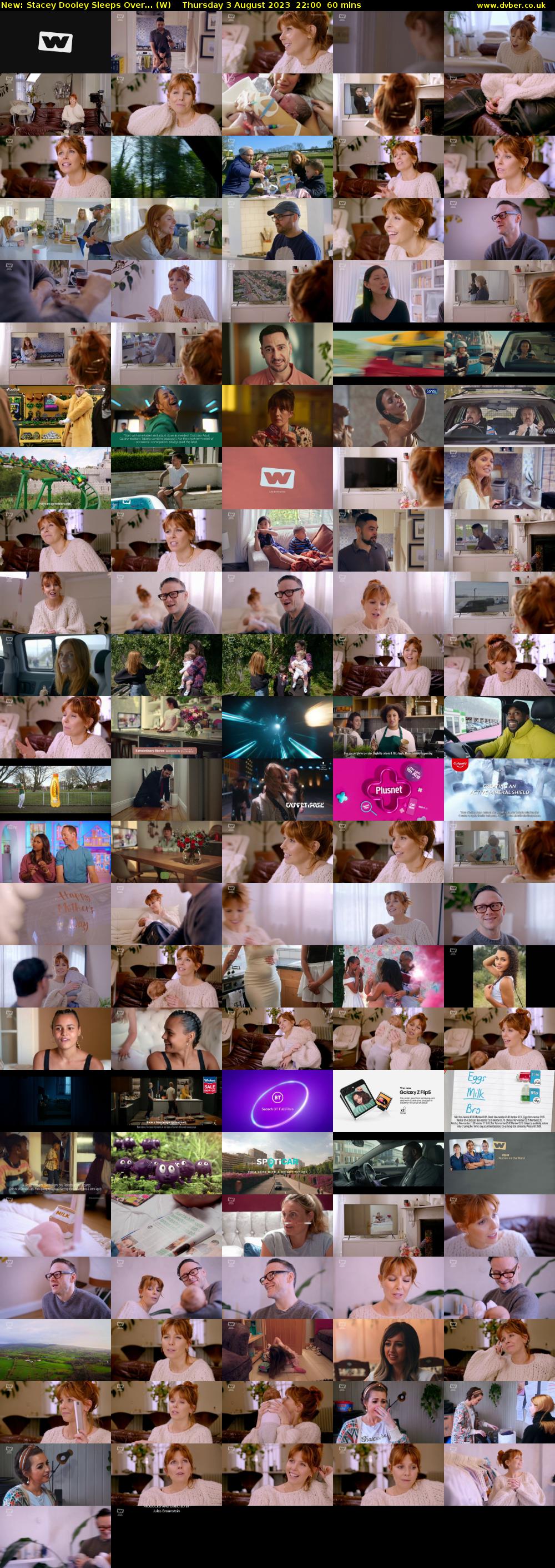 Stacey Dooley Sleeps Over... (W) Thursday 3 August 2023 22:00 - 23:00