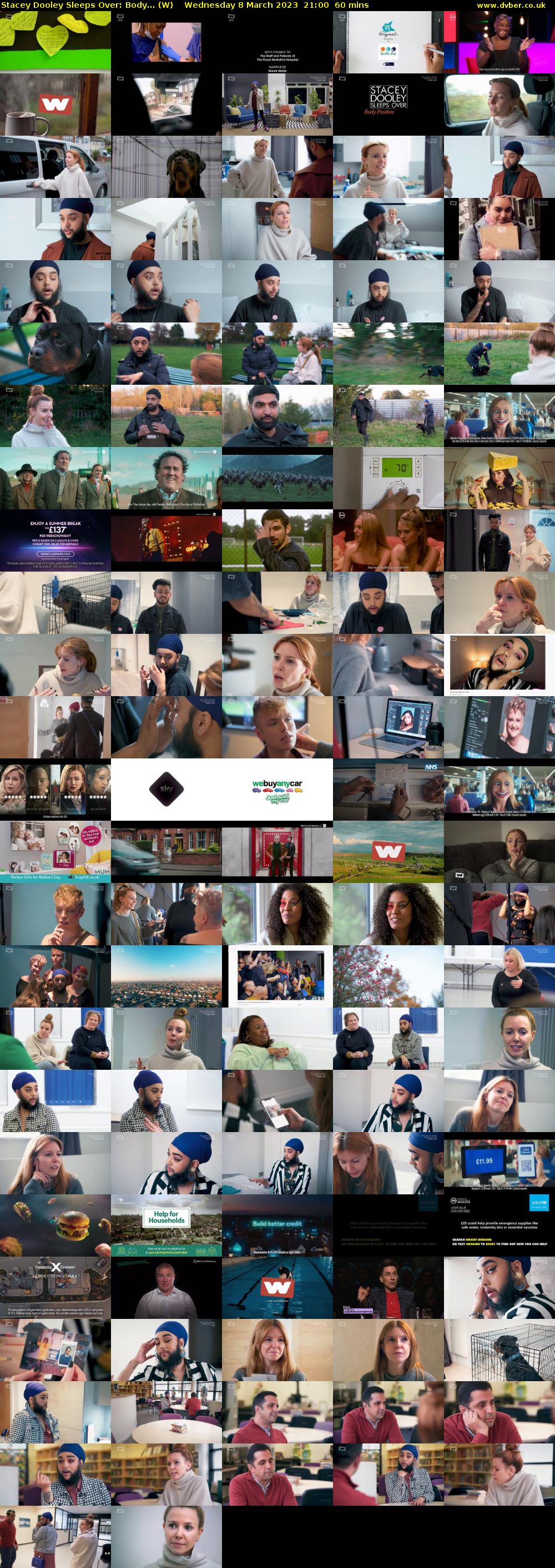 Stacey Dooley Sleeps Over: Body... (W) Wednesday 8 March 2023 21:00 - 22:00