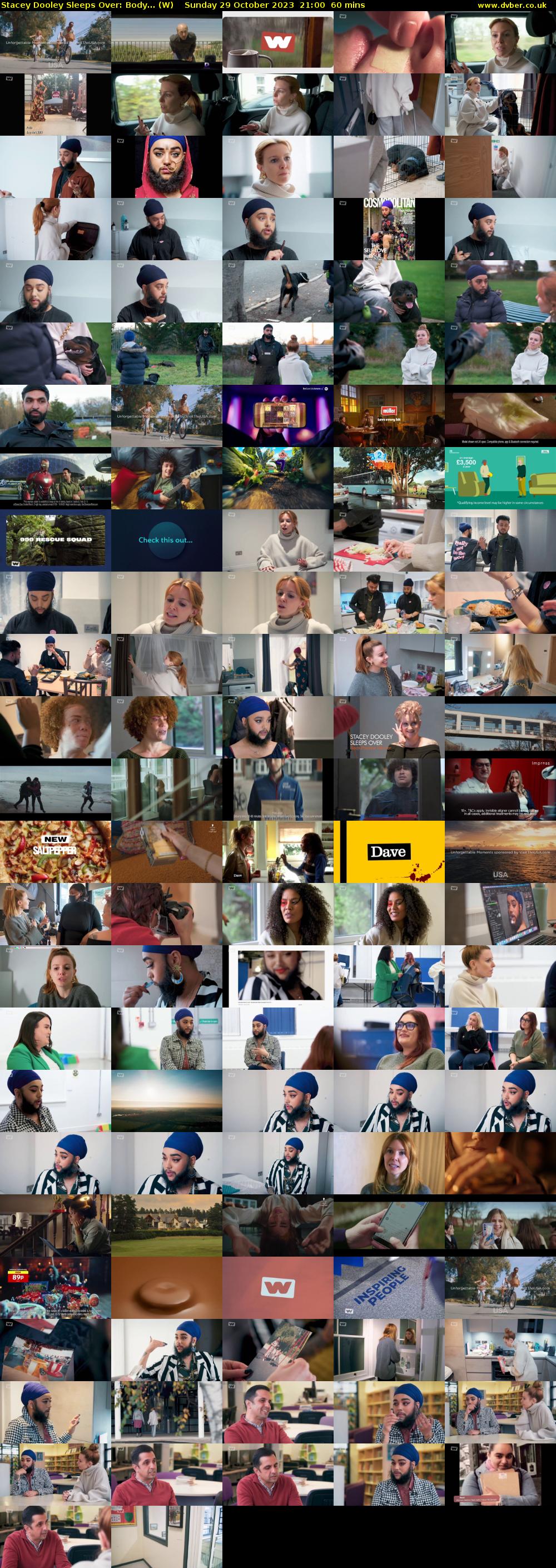 Stacey Dooley Sleeps Over: Body... (W) Sunday 29 October 2023 21:00 - 22:00