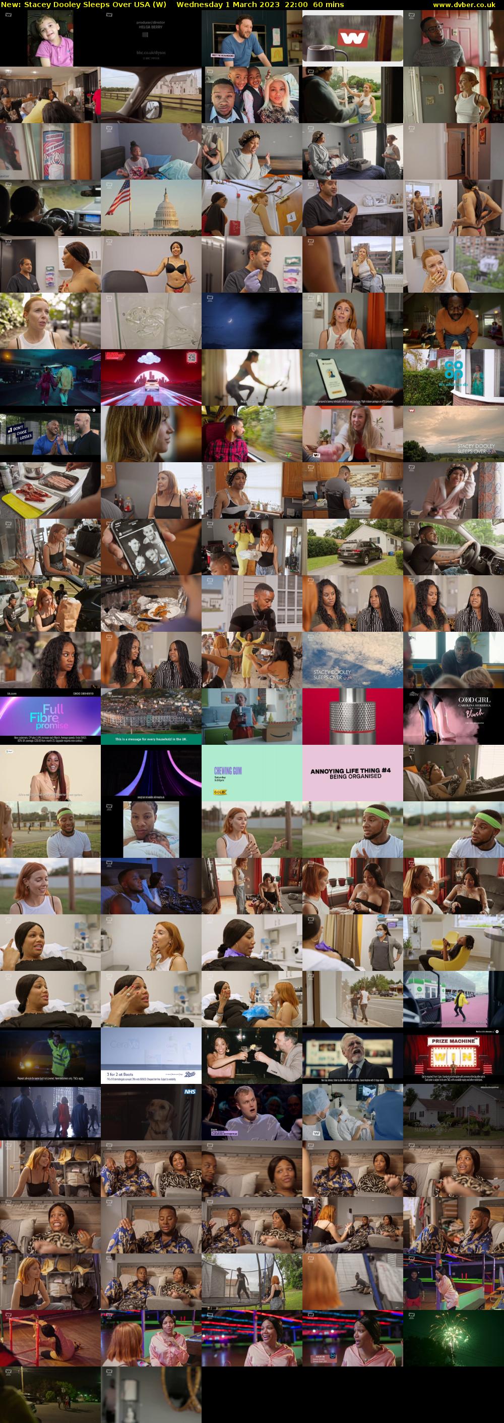 Stacey Dooley Sleeps Over USA (W) Wednesday 1 March 2023 22:00 - 23:00