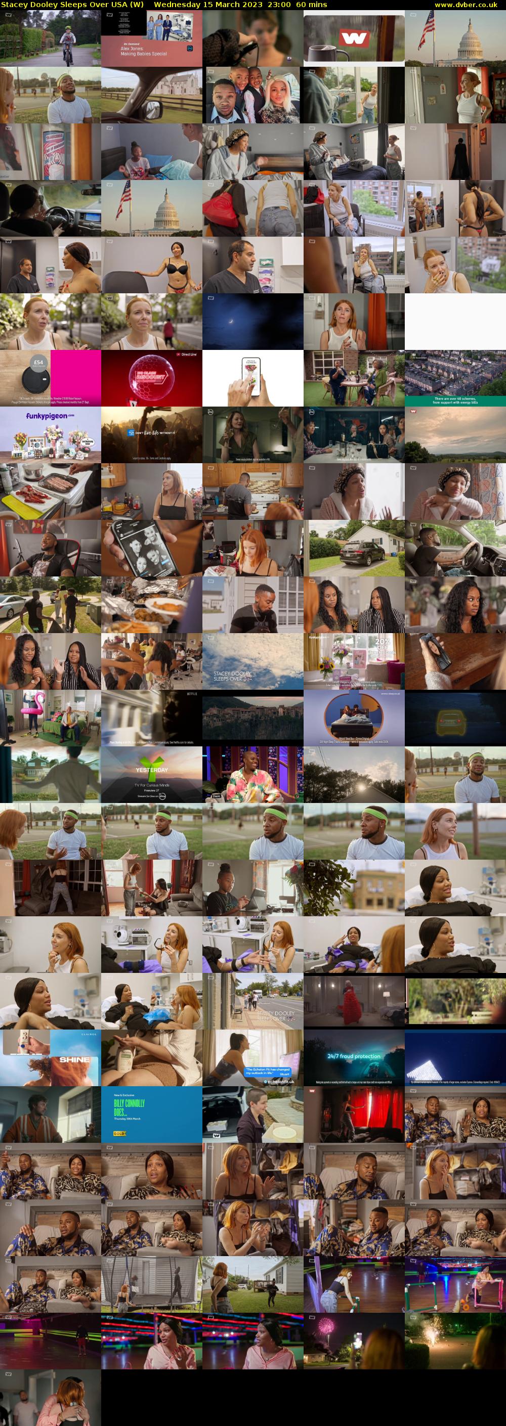 Stacey Dooley Sleeps Over USA (W) Wednesday 15 March 2023 23:00 - 00:00