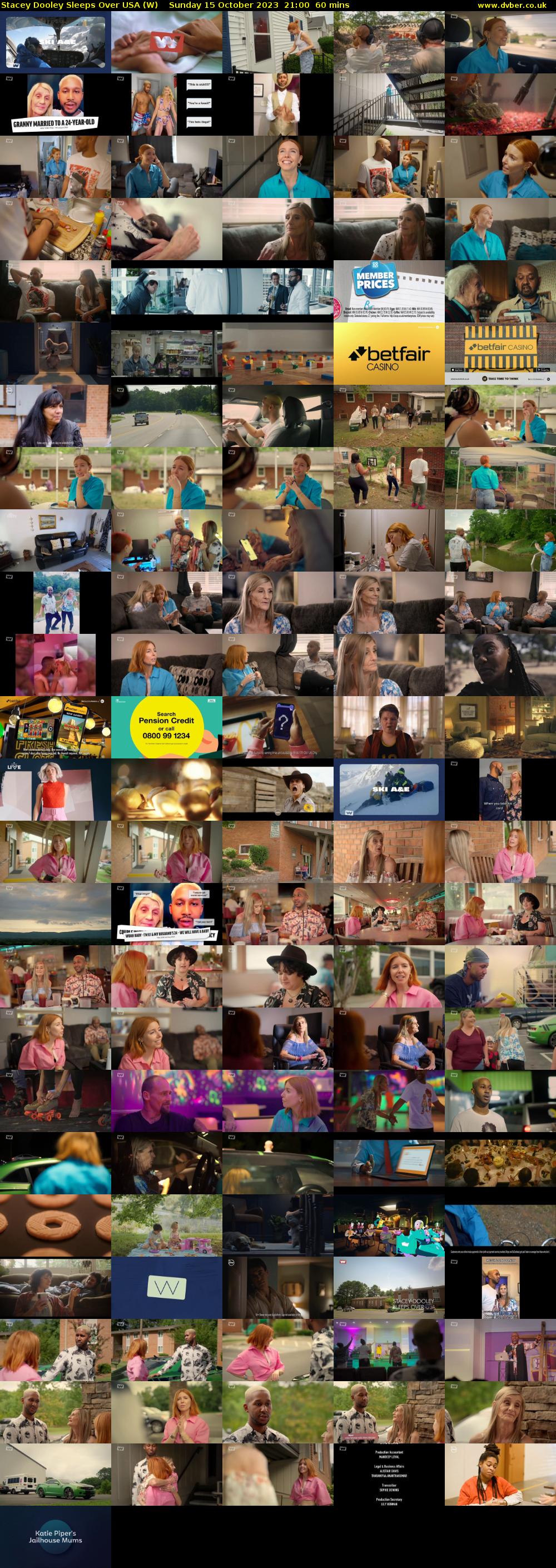 Stacey Dooley Sleeps Over USA (W) Sunday 15 October 2023 21:00 - 22:00