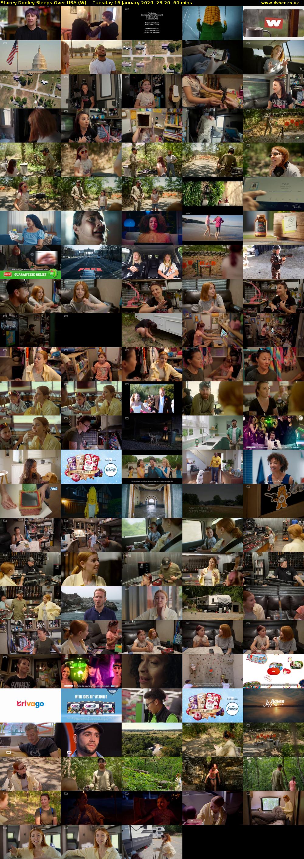 Stacey Dooley Sleeps Over USA (W) Tuesday 16 January 2024 23:20 - 00:20