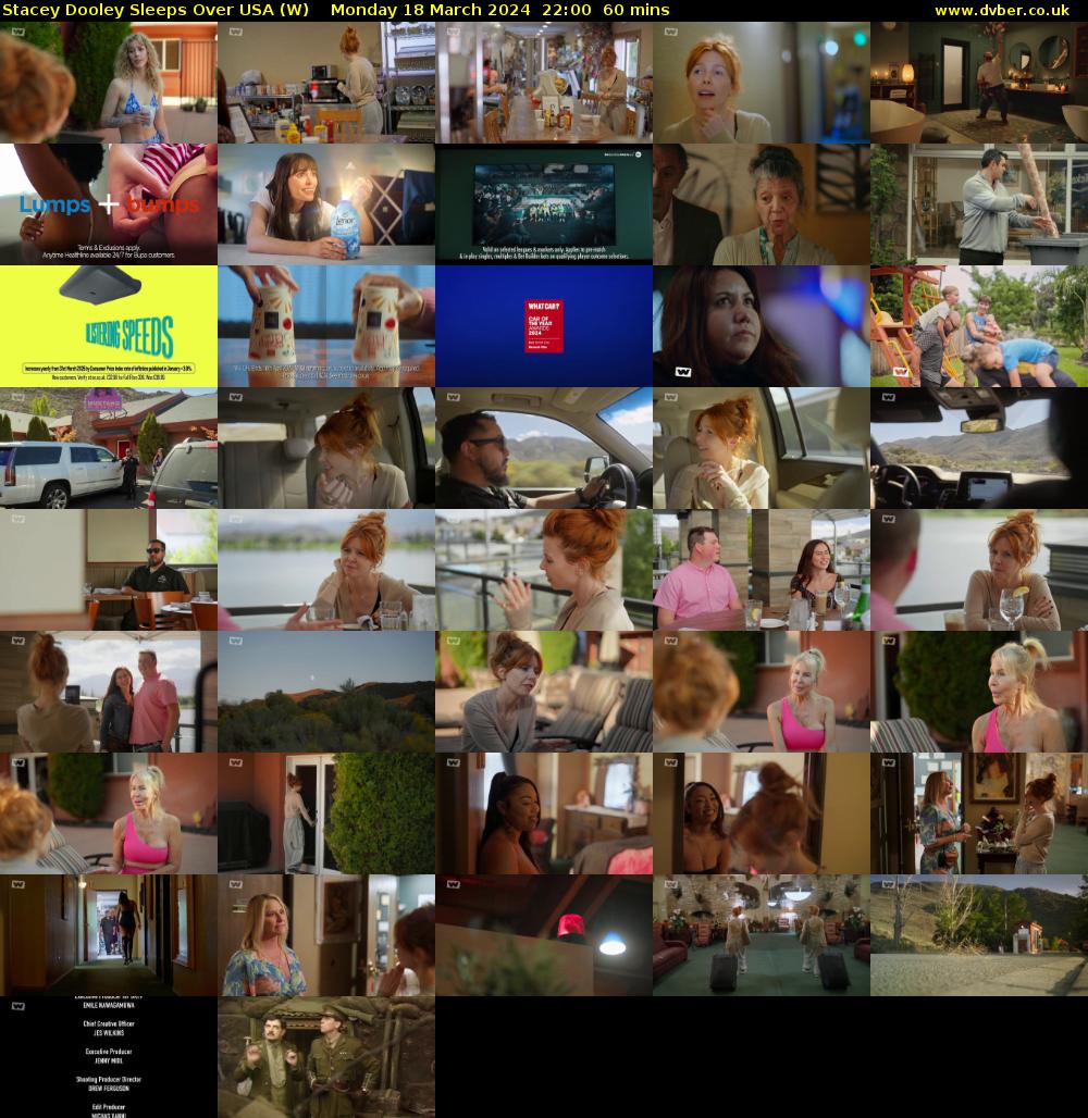 Stacey Dooley Sleeps Over USA (W) Monday 18 March 2024 22:00 - 23:00