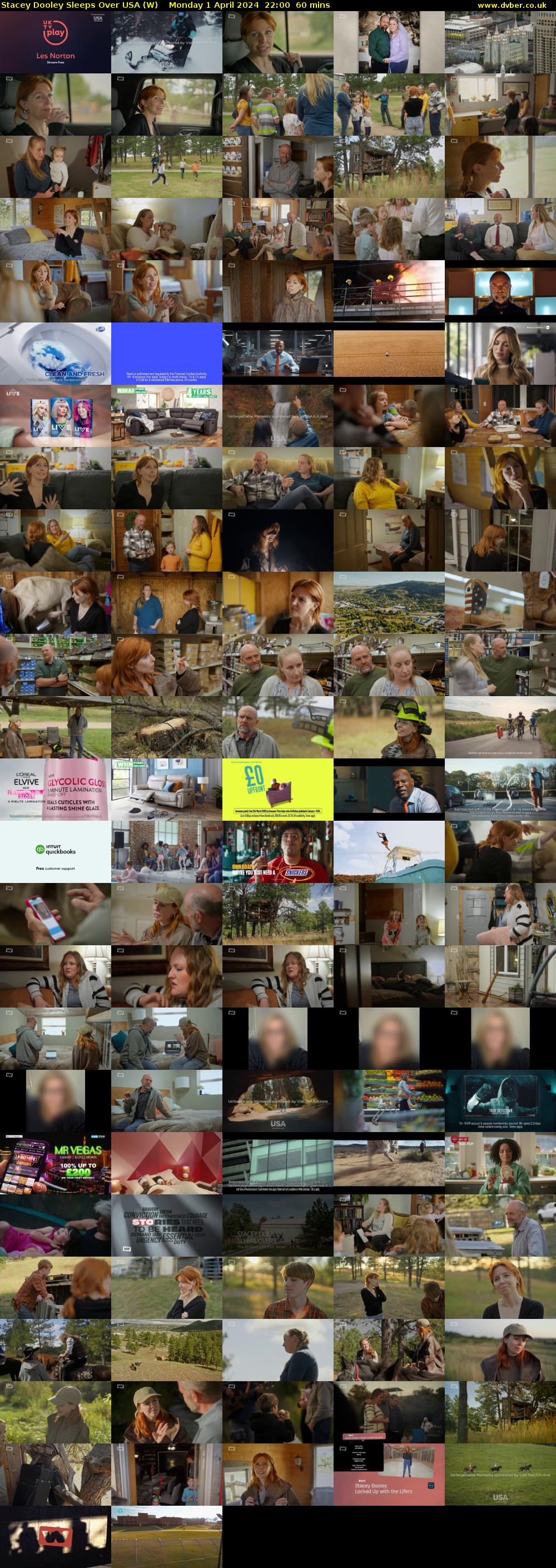 Stacey Dooley Sleeps Over USA (W) Monday 1 April 2024 22:00 - 23:00