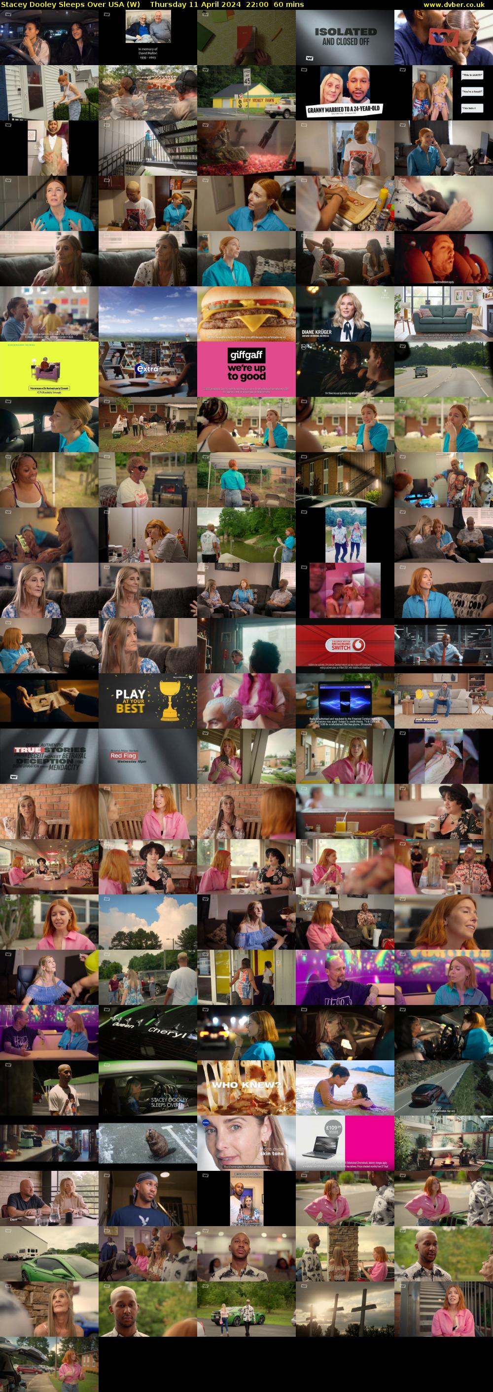 Stacey Dooley Sleeps Over USA (W) Thursday 11 April 2024 22:00 - 23:00