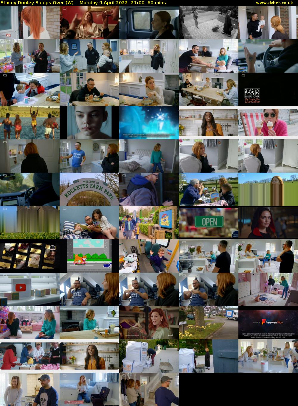 Stacey Dooley Sleeps Over (W) Monday 4 April 2022 21:00 - 22:00