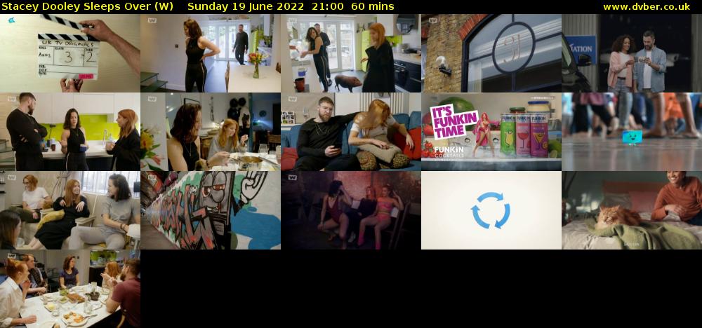 Stacey Dooley Sleeps Over (W) Sunday 19 June 2022 21:00 - 22:00