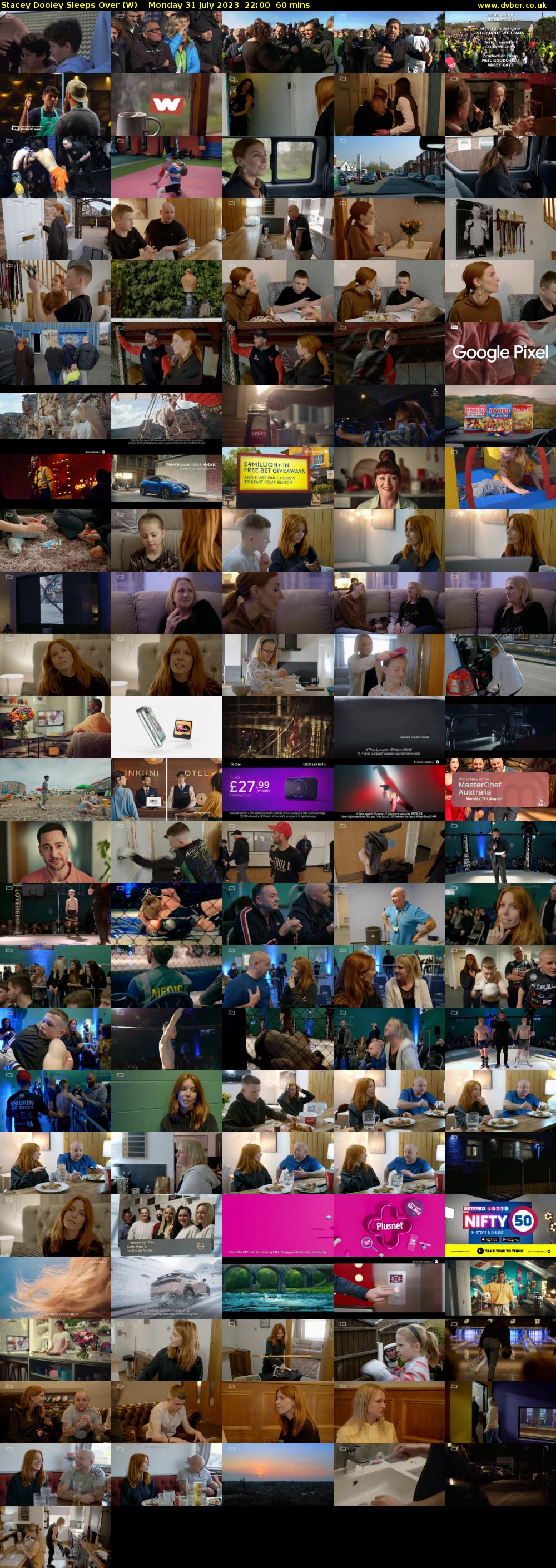 Stacey Dooley Sleeps Over (W) Monday 31 July 2023 22:00 - 23:00