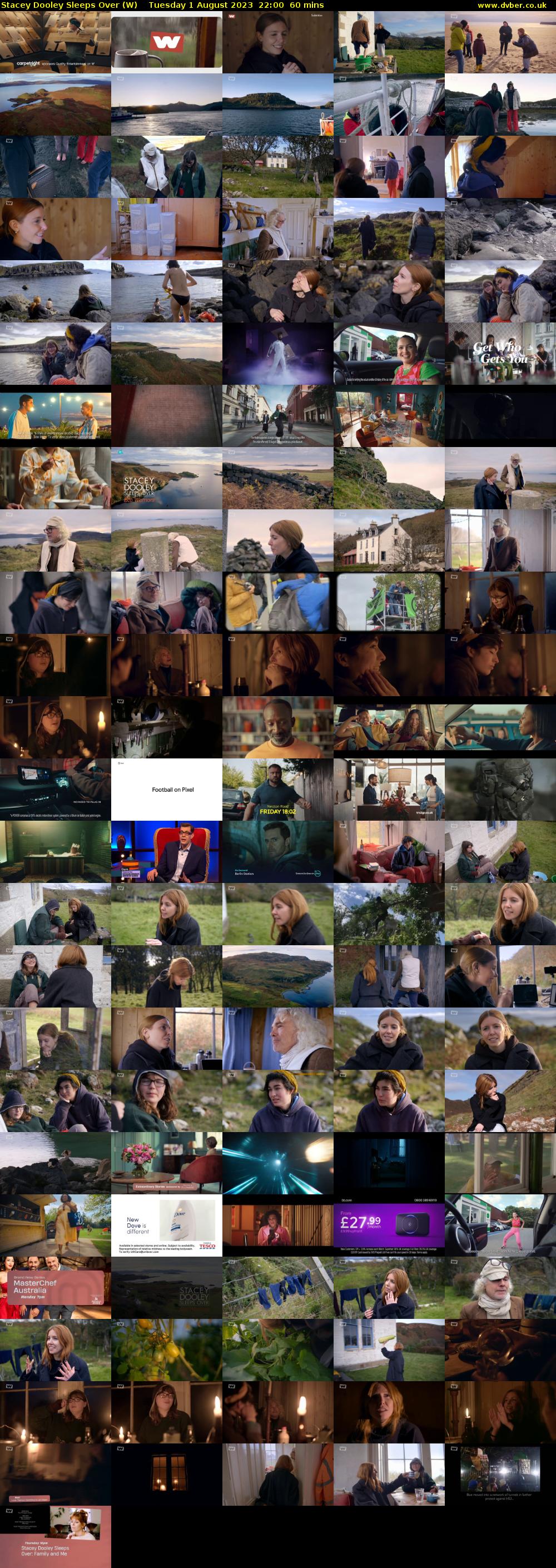 Stacey Dooley Sleeps Over (W) Tuesday 1 August 2023 22:00 - 23:00