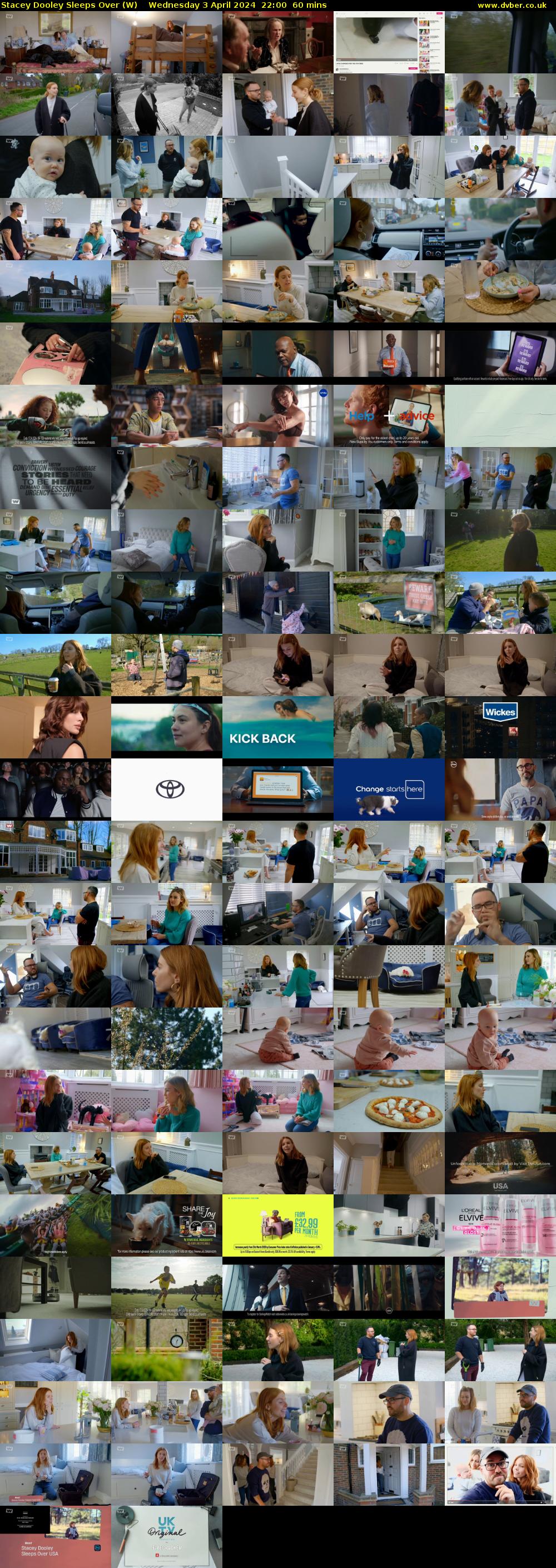 Stacey Dooley Sleeps Over (W) Wednesday 3 April 2024 22:00 - 23:00