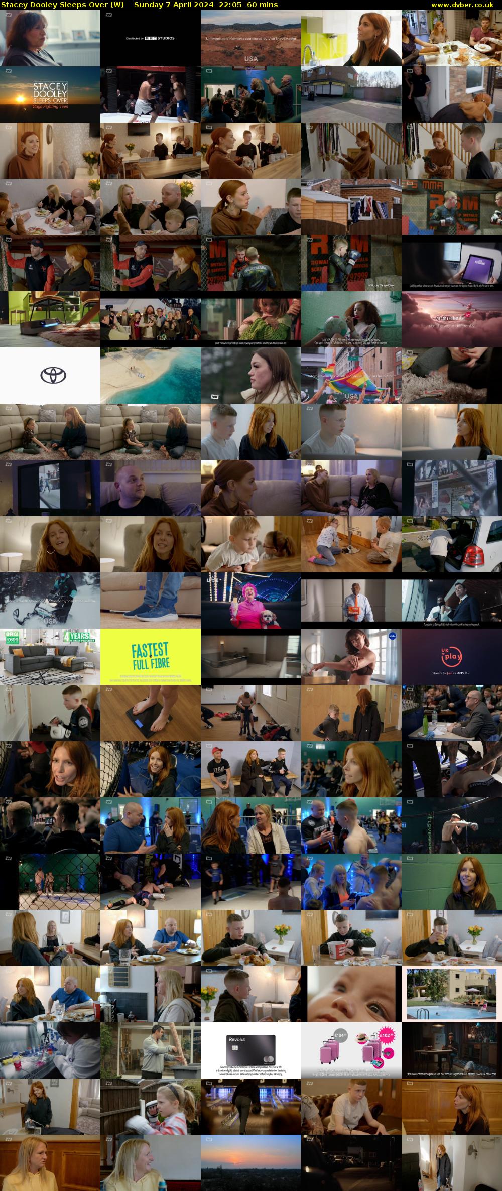 Stacey Dooley Sleeps Over (W) Sunday 7 April 2024 22:05 - 23:05