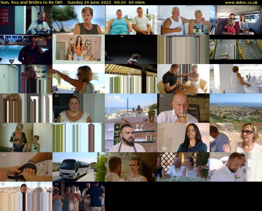 Sun, Sea and Brides to Be (W) Sunday 26 June 2022 00:20 - 01:20