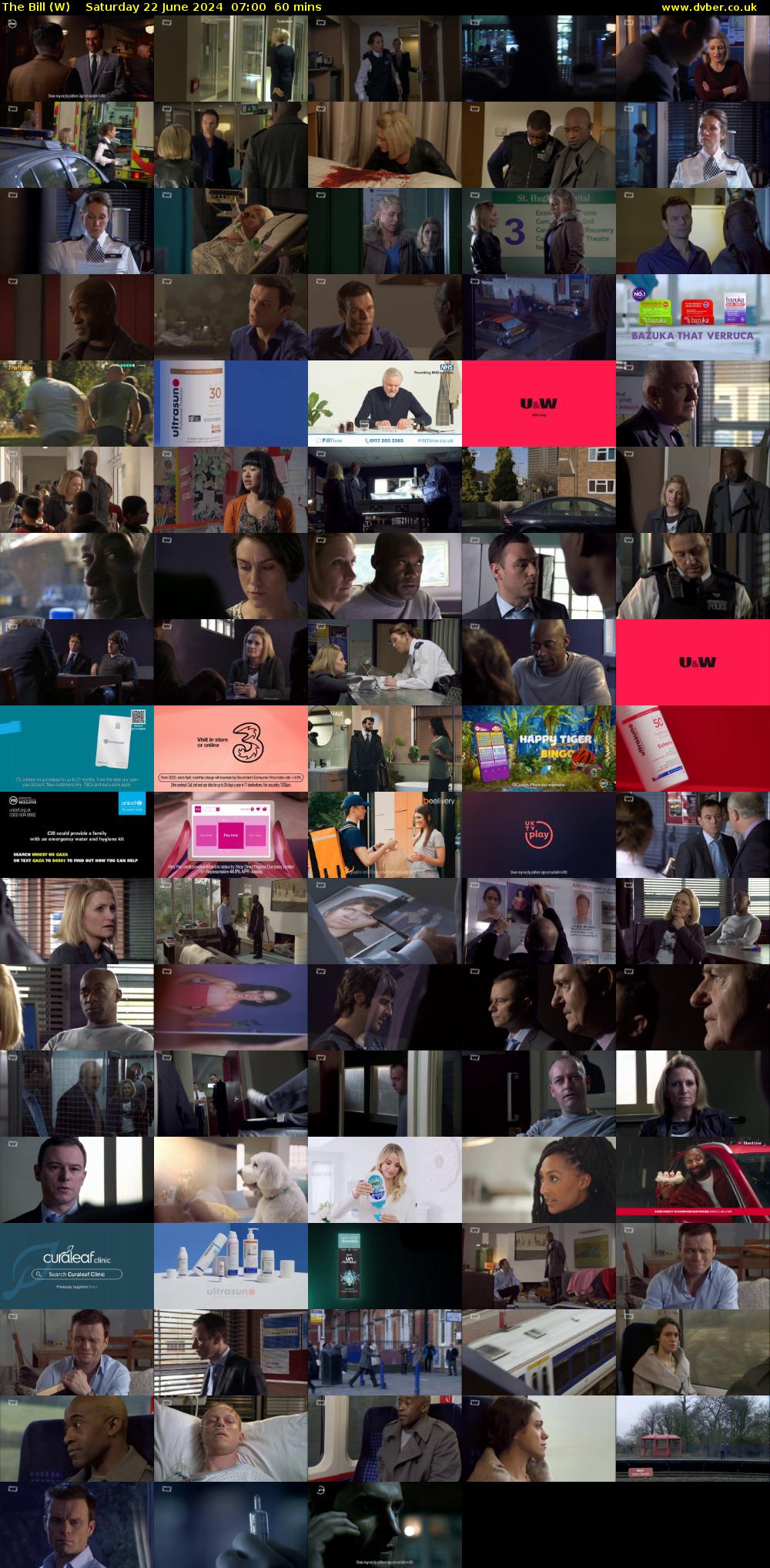 The Bill (W) Saturday 22 June 2024 07:00 - 08:00