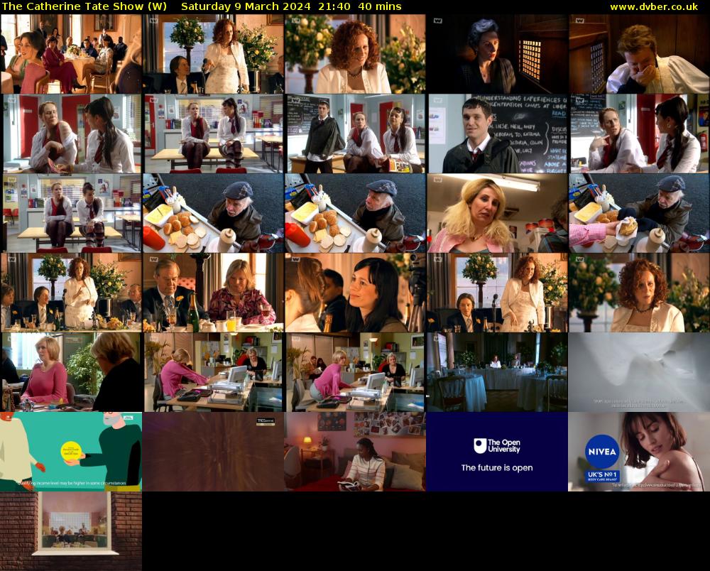 The Catherine Tate Show (W) Saturday 9 March 2024 21:40 - 22:20