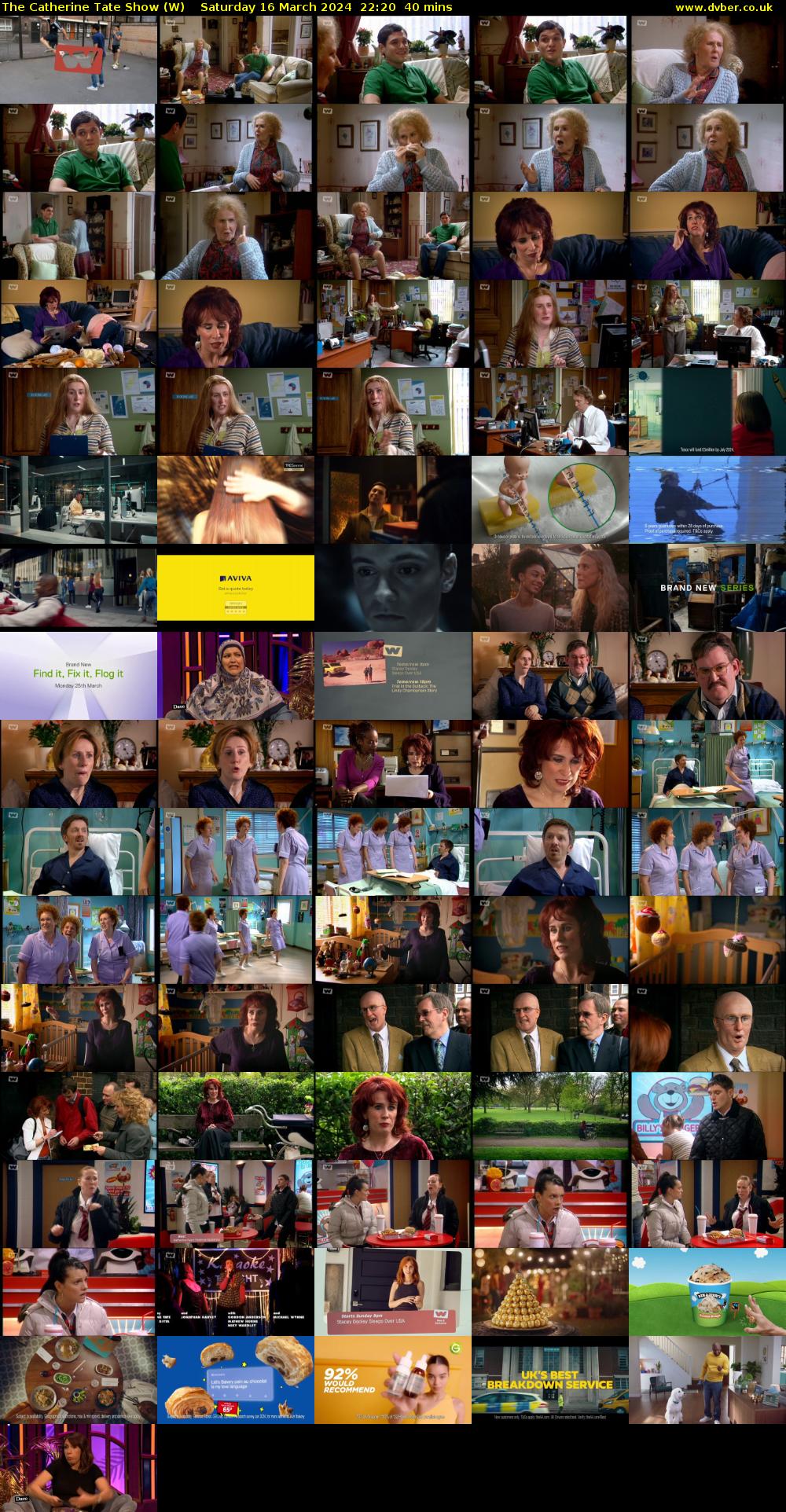 The Catherine Tate Show (W) Saturday 16 March 2024 22:20 - 23:00