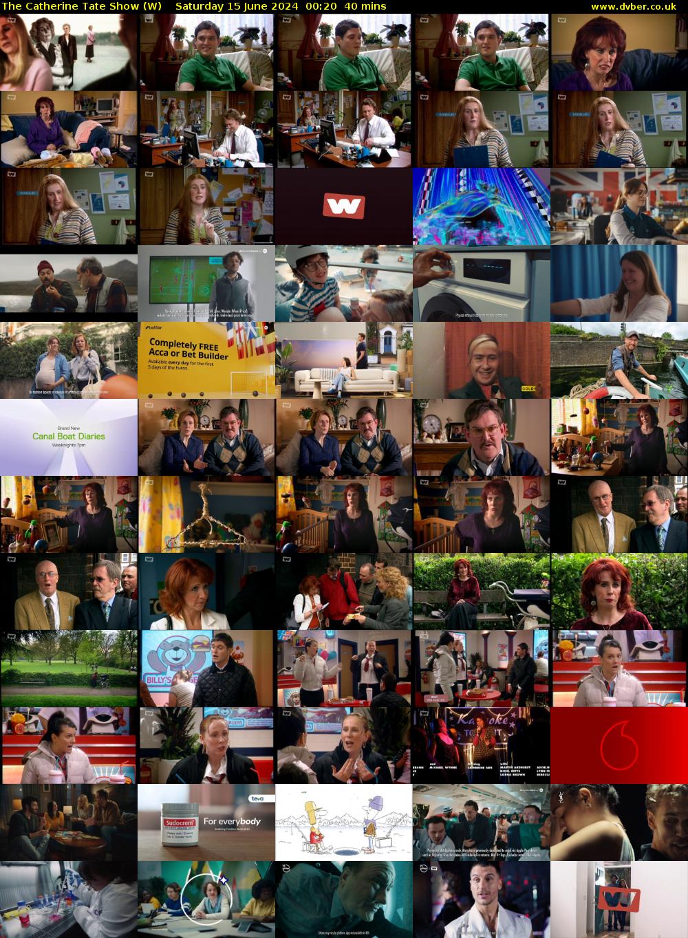 The Catherine Tate Show (W) Saturday 15 June 2024 00:20 - 01:00