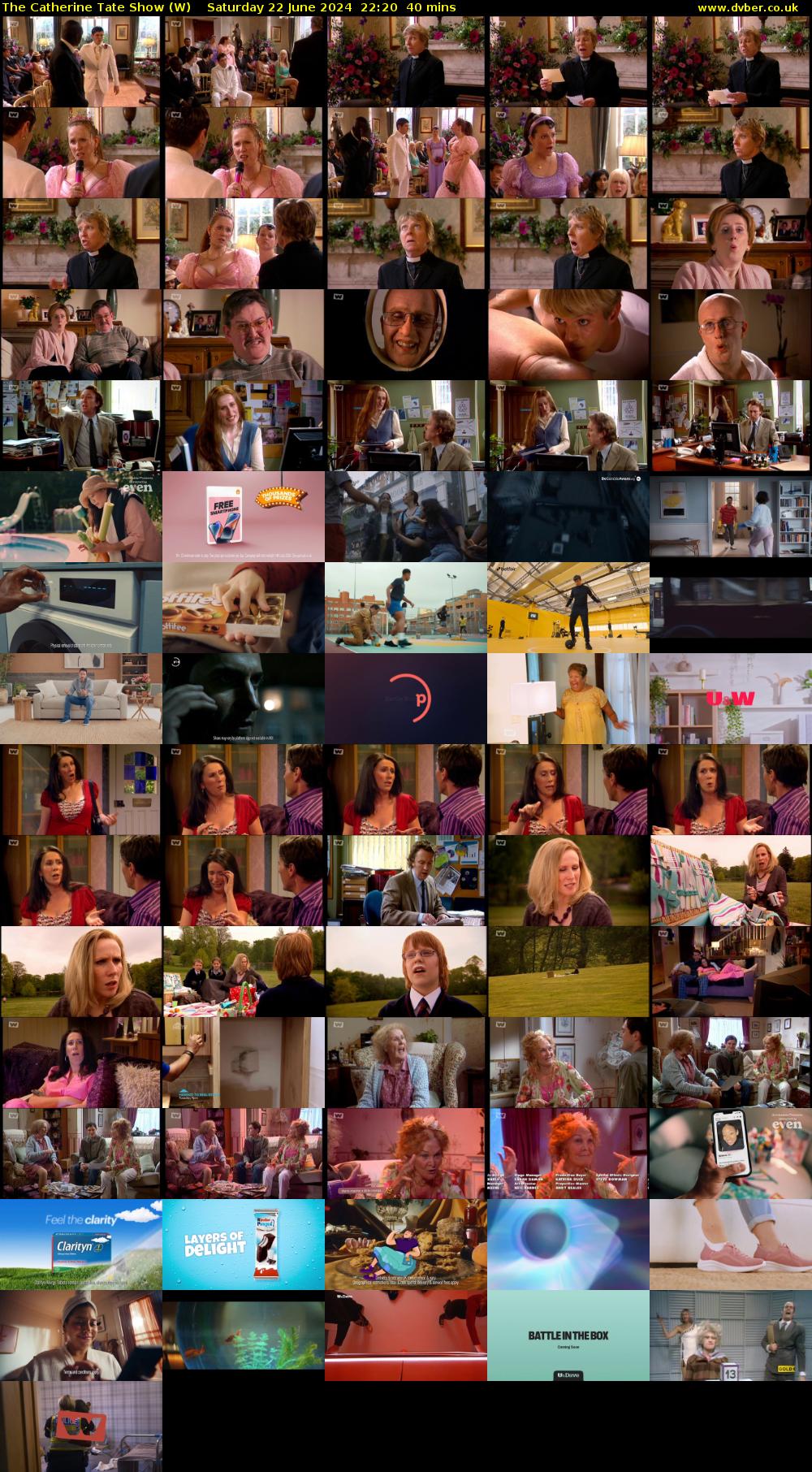 The Catherine Tate Show (W) Saturday 22 June 2024 22:20 - 23:00