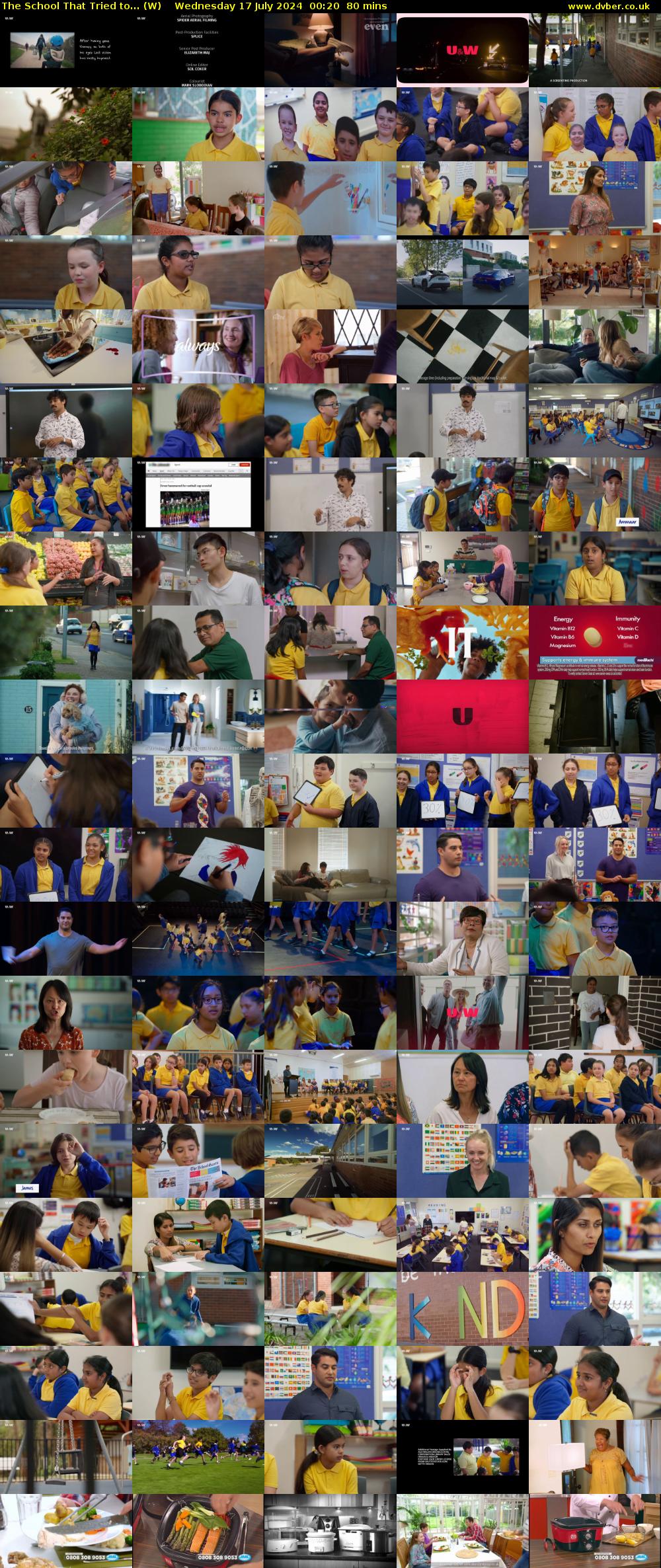The School That Tried to... (W) Wednesday 17 July 2024 00:20 - 01:40