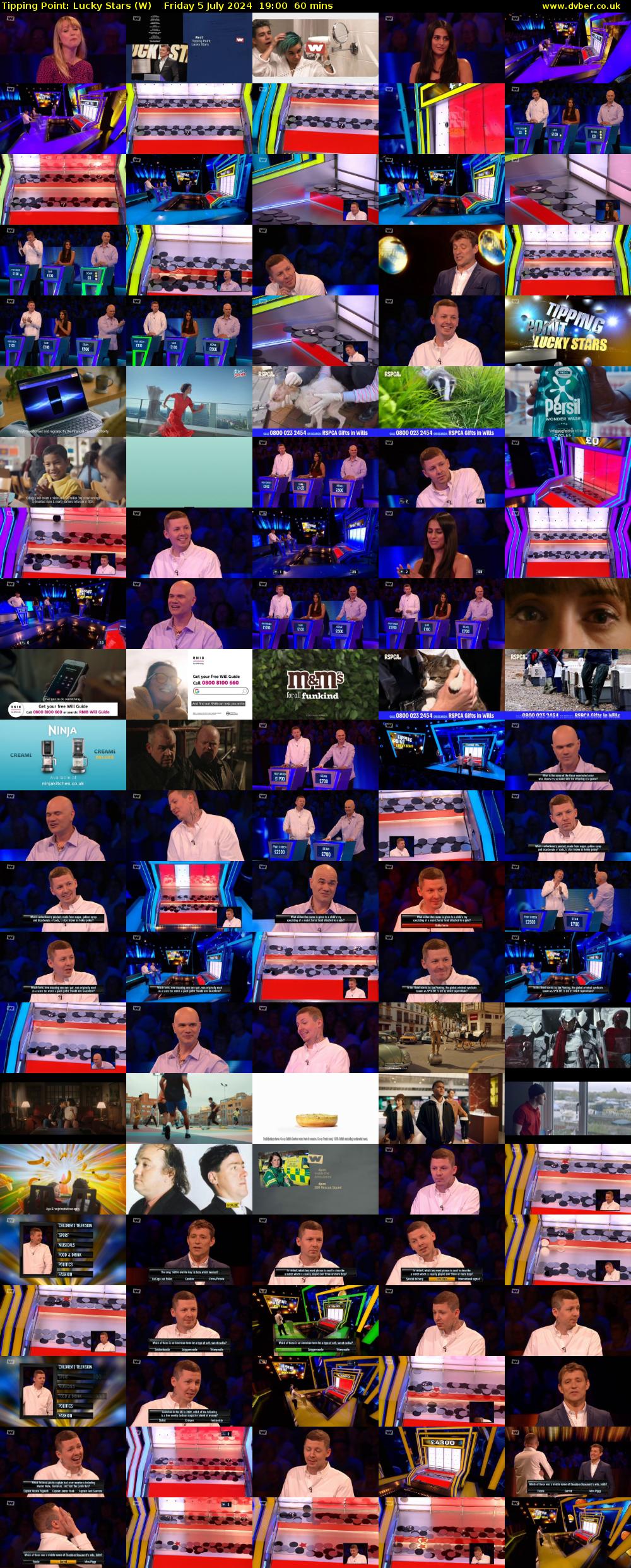 Tipping Point: Lucky Stars (W) Friday 5 July 2024 19:00 - 20:00
